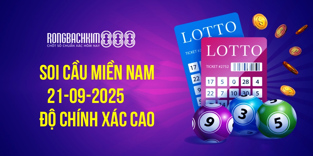 Hình ảnh Rồng Bạch Kim 888 Dự Đoán KQXS Miền Nam 21-09-2025