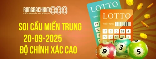 Soi cầu Rồng Bạch Kim 888 xổ số Miền Trung hôm nay ngày 20-09-2025