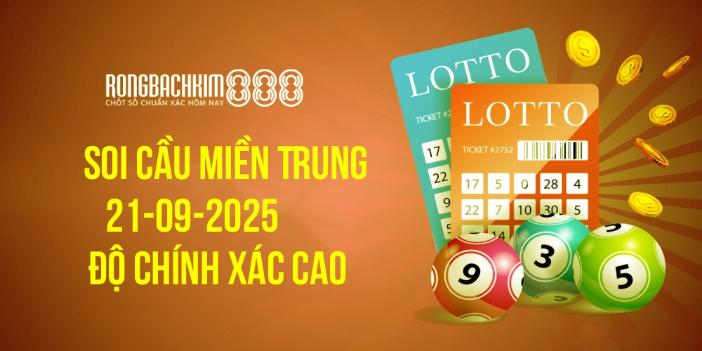Hình ảnh Rồng Bạch Kim 888 Dự Đoán KQXS Miền Trung 21-09-2025