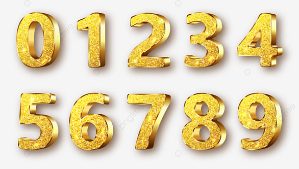 Bảng con số xổ số màu vàng rực - gợi liên tưởng đến sự thịnh vượng và vận may.