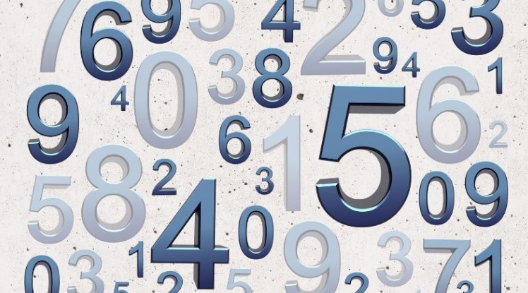 Hình minh họa bảng số may mắn sáng rực, nổi bật các con số.