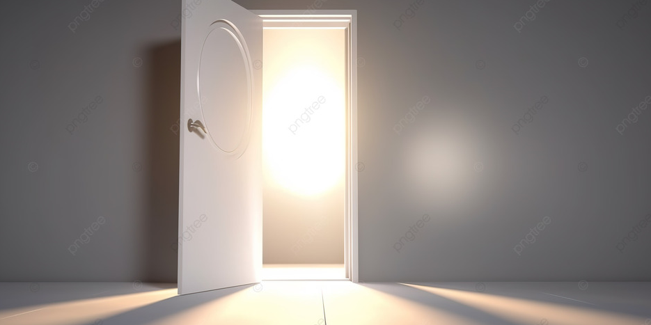 Cửa mở – biểu tượng của thay đổi và khởi đầu mới trong giấc mơ.