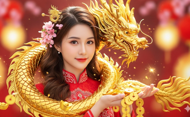 Biểu tượng cho hạnh phúc và thịnh vượng.