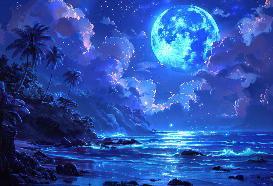 Hình tổng hợp mực đen, biển đêm và ánh sáng rực nhẹ ở chân trời — tạo cảm giác kết thúc mở, mang năng lượng tích cực.