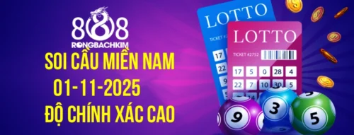 Soi cầu Rồng Bạch Kim 888 xổ số Miền Nam hôm nay ngày 01-11-2025