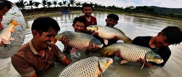 Ao nước đục, người vẫn cố gắng bắt cá, biểu trưng cho nỗ lực vượt khó.