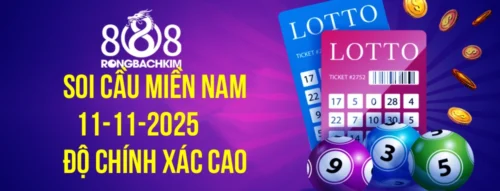 Soi cầu Rồng Bạch Kim 888 xổ số Miền Nam hôm nay ngày 11-11-2025
