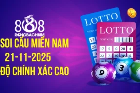 Soi cầu Rồng Bạch Kim 888 xổ số Miền Nam hôm nay ngày 21-11-2025