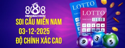 Soi cầu Rồng Bạch Kim 888 xổ số Miền Nam hôm nay ngày 03-12-2025