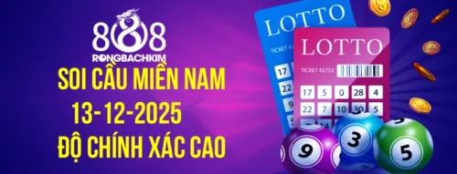 Soi cầu Rồng Bạch Kim 888 xổ số Miền Nam hôm nay ngày 13-12-2025