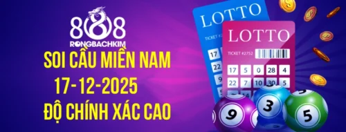 Soi cầu Rồng Bạch Kim 888 xổ số Miền Nam hôm nay ngày 17-12-2025