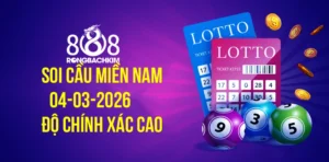 Soi cầu Rồng Bạch Kim 888 xổ số Miền Nam hôm nay ngày 04-03-2026