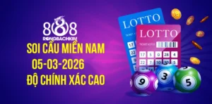 Soi cầu Rồng Bạch Kim 888 xổ số Miền Nam hôm nay ngày 05-03-2026