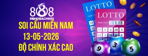 Soi cầu Rồng Bạch Kim 888 xổ số Miền Nam hôm nay ngày 13-05-2026
